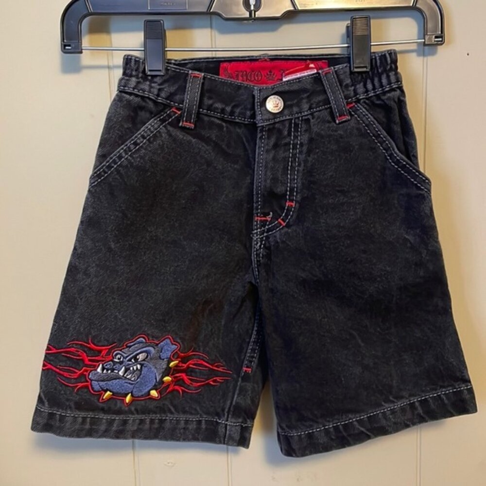 Vintage 90s JNCO Jean Shorts Kids Sz 4